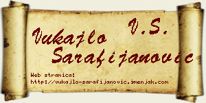 Vukajlo Sarafijanović vizit kartica